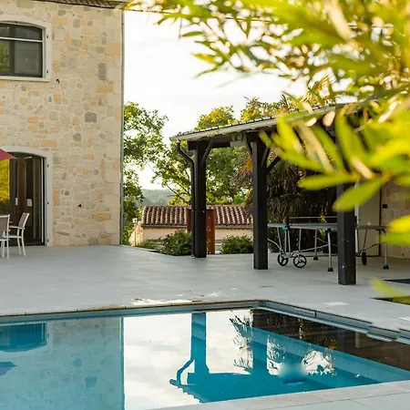 Au Petit Bonheur Avec Clim - Hameau Au Calme - Piscine Chauffee - Petanque * Moncrabeau