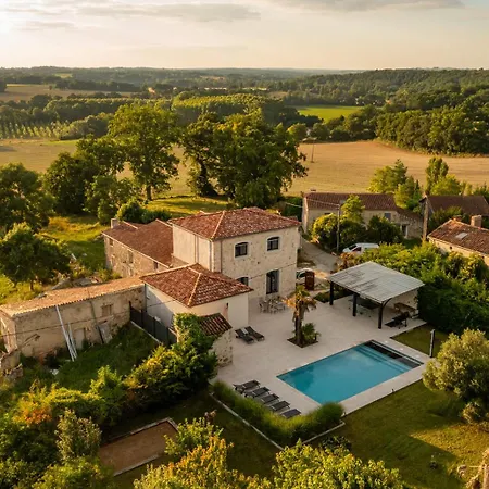 Au Petit Bonheur Avec Clim - Hameau Au Calme - Piscine Chauffee - Petanque