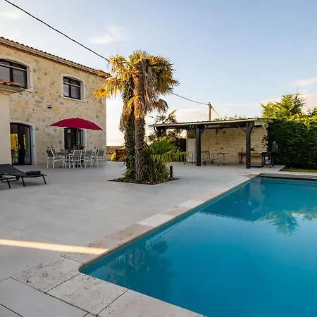 Au Petit Bonheur Avec Clim - Hameau Au Calme - Piscine Chauffee - Petanque Moncrabeau