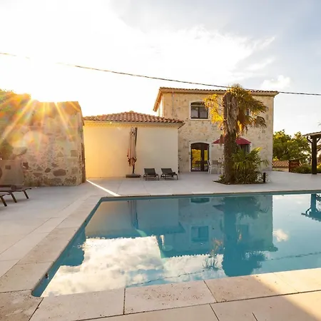 Au Petit Bonheur Avec Clim - Hameau Au Calme - Piscine Chauffee - Petanque Villa